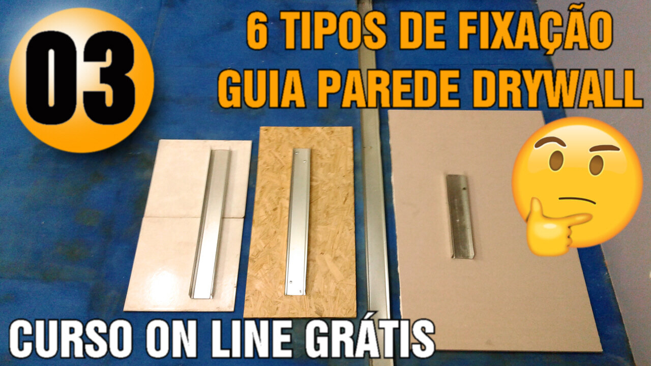 Curso de Drywall ONLINE GRÁTIS Aula 03