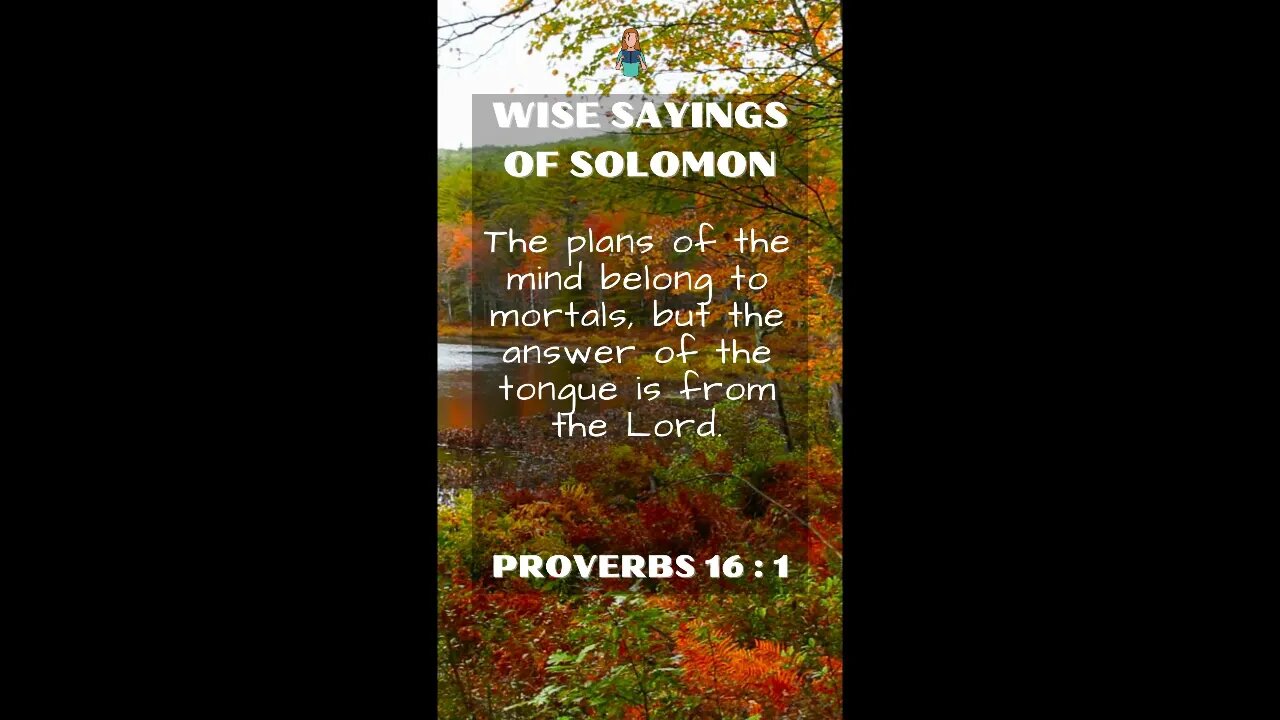 Proverbs 16:1 | NRSV Bible | Wise Sayings of Solomon