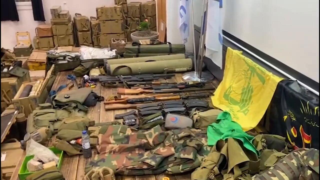 IDF soldiers continue to locate huge amounts of weapons in Lebanon and destroy Hezbollah positions