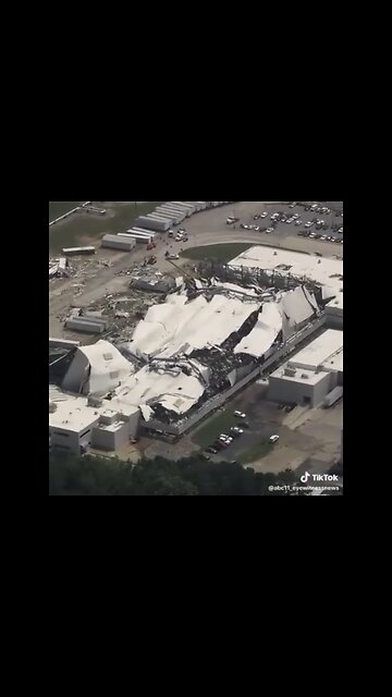 LARGE PFIZER PHARMACEUTICAL PLANT☣️💉☢️DESTROYED BY MASSIVE TORNADO IN NORTH CAROLINA🌪️🏭🌪️🐚💫
