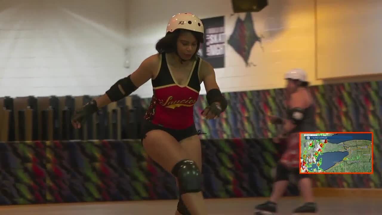 To celebrate her 50th birthday she's getting back into roller derby