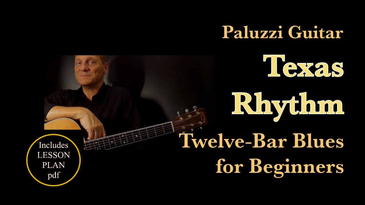 Texas Rhythm Guitar Lesson [Twelve Bar Blues for Beginners]