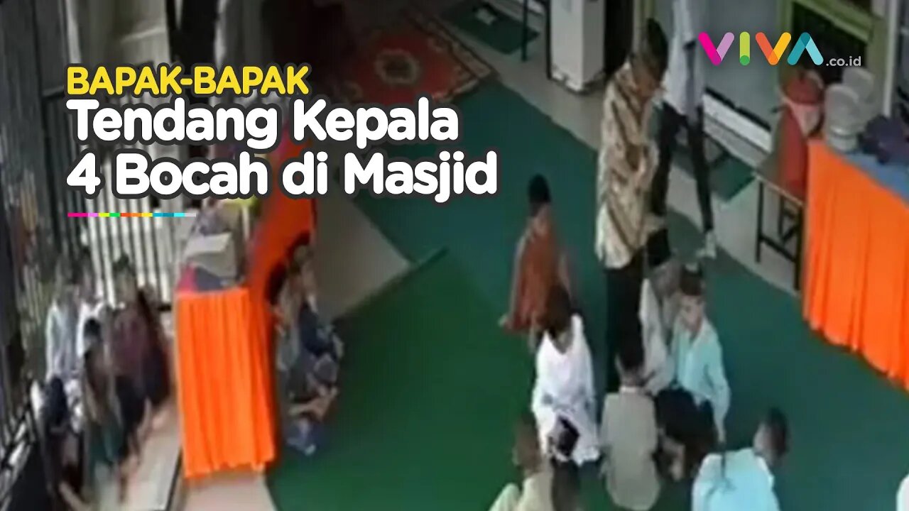 Bak Binatang, Bapak Ini Tendang Kepala Bocah di Masjid