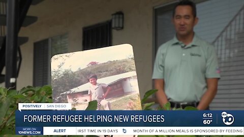 Former refugee helping new refugees