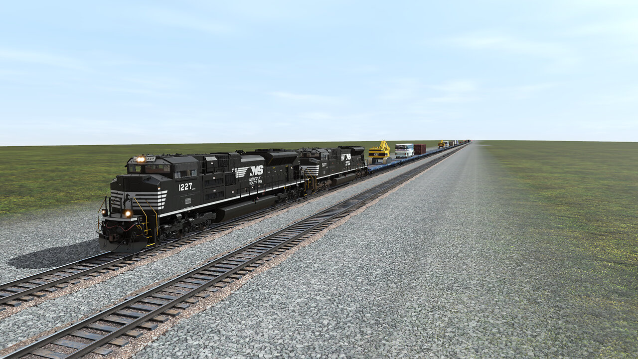 Carnival! Chasing NS 047 in Trainz Plus!