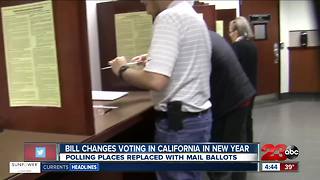 California law replaces neighborhood polling places with mail ballots