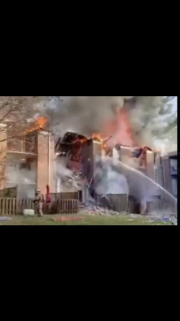 BREAKING: Massive Gas Explosion Blows Apart Building in Maryland