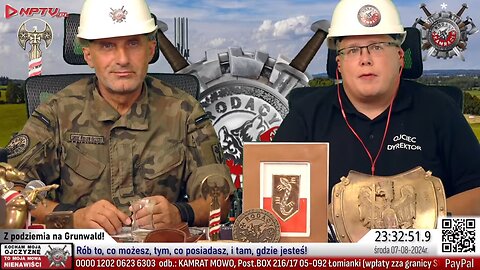 Z podziemia na Grunwald Śr. 7.08.2024r. W. Olszański, M. Osadowski NPTV.pl Rodacy Kamraci