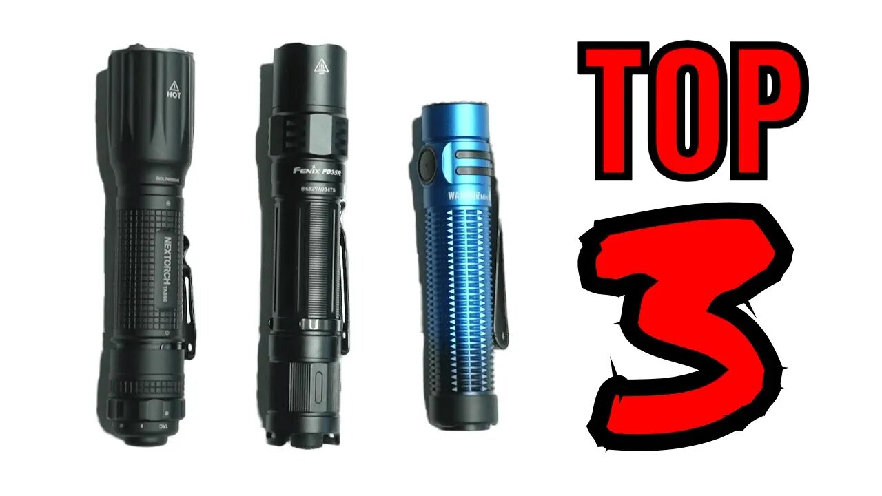 Why THESE Are My Favourite Tactical EDC Flashlights...