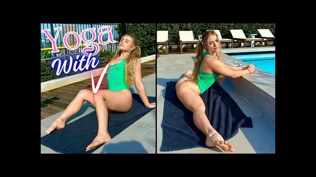 Relaxing Poolside Yoga and Stretch Flow