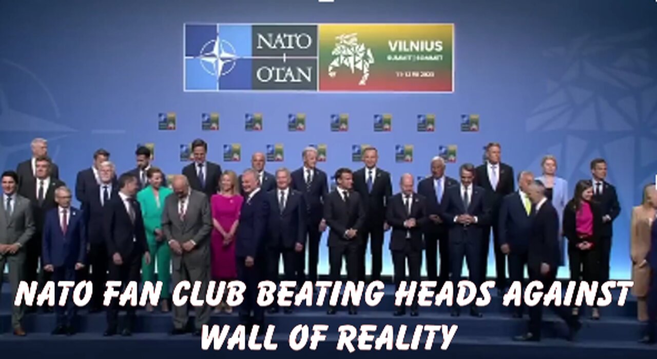 NATO FAN CLUB BEATING HEADS AGAINST WALL OF REALITY