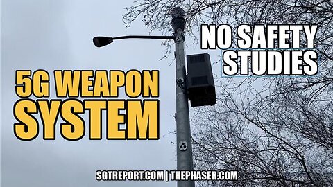 5G DEATH TOWER WEAPON SYSTEM IS HERE w/ *NO SAFETY STUDIES*