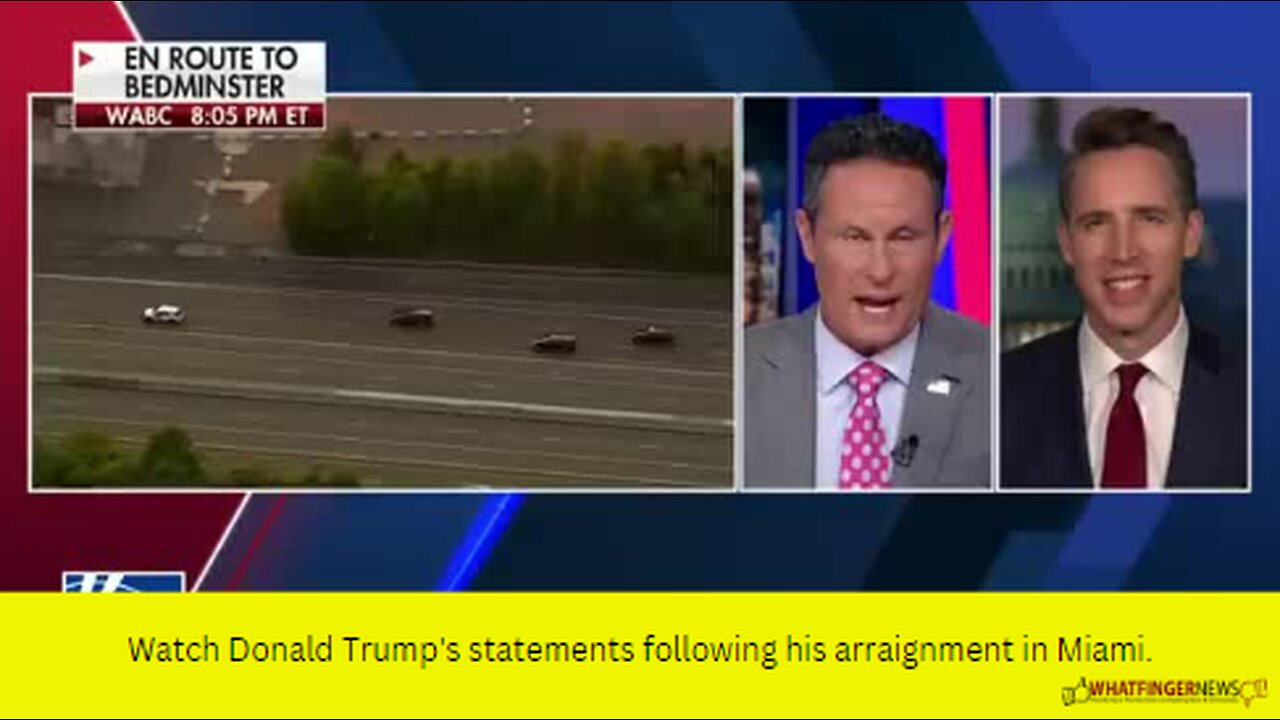 Watch Donald Trump's statements following his arraignment in Miami.