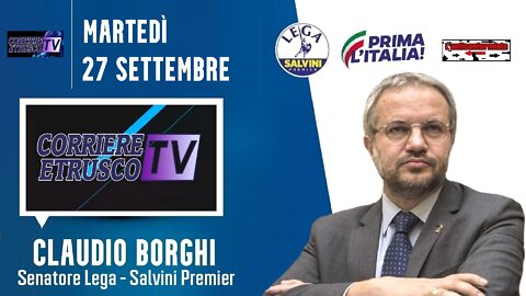 🔴 Intervista al neo Senatore Claudio Borghi sui risultati di questa tornata elettorale (27-09-2022)