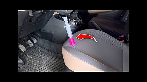 Why Shrewd Drivers Put Syringe in Car Seat Car Hacks Will Make Your Car Level 100