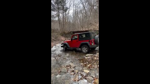 My dad jeeping through nature 🌲