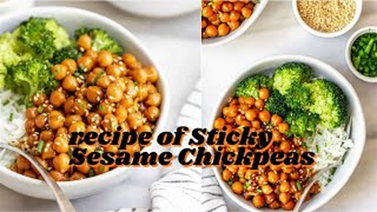 Sticky Sesame Chickpeas: The Ultimate Recipe for Tasty, Crunchy Delights!