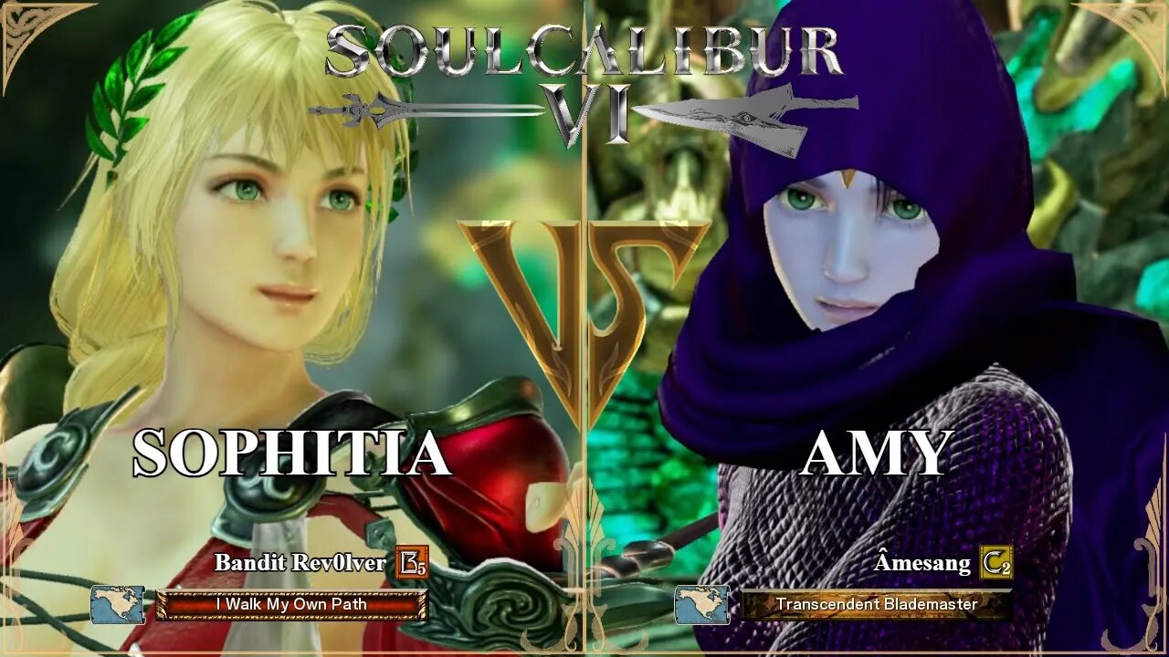 Sophitia (Bandit Rev0lver) VS Amy (Âmesang) (SoulCalibur™ VI: Online)