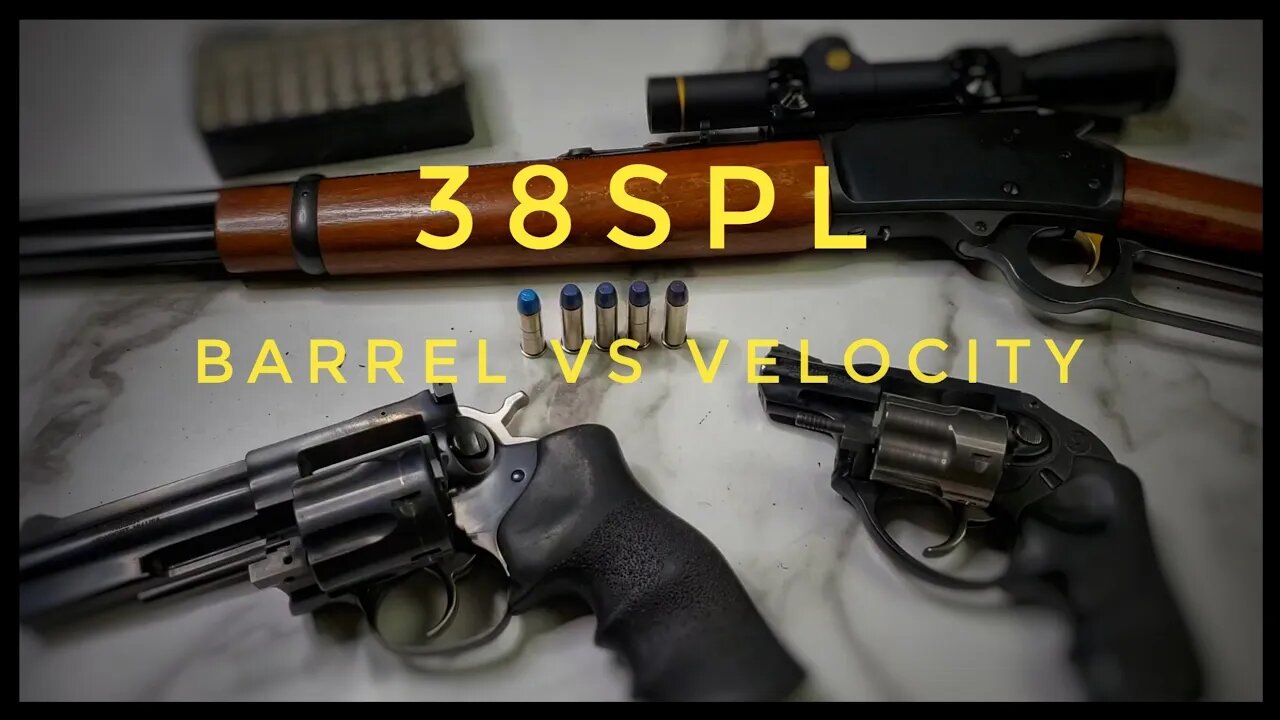 38 Special Chronograph Comparison - Measuring Velocity In 3 Barrel Lengths - 1.875" vs 4" vs 18.5"