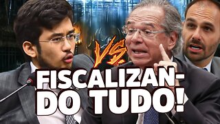 Paulo Guedes e Bananinha provocam, APANHAM e saem correndo!