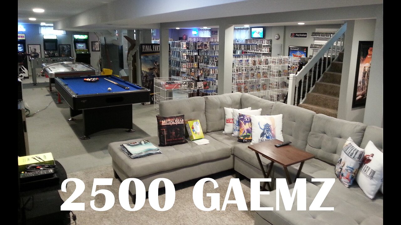 Game Room Tour 2023 - 2500+ Games!