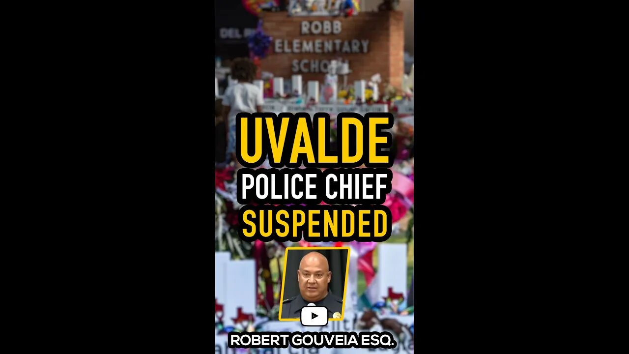 Uvalde Police Chief Suspended #shorts