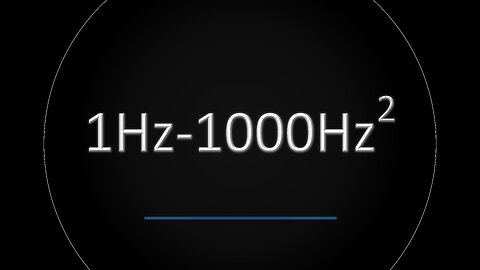 1Hz -1000Hz Squared Tone Sweep