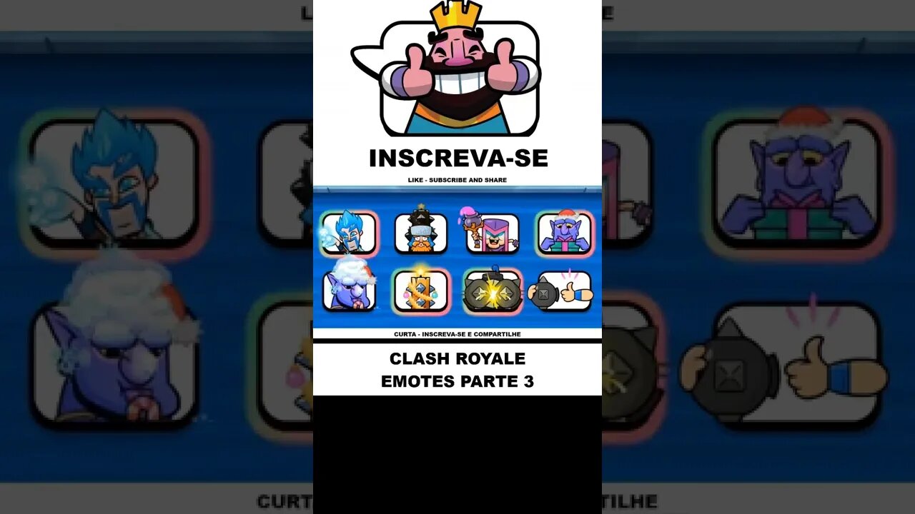 Clash Royale Emotes Parte 3 #shorts #clashroyal #clash #clashroyale #royale #supercell