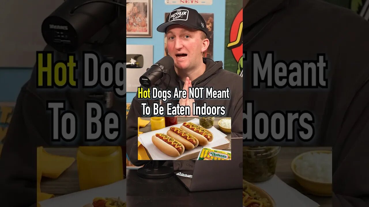 HOT DOGS INSIDE 🙅♂️ Do You Agree?! #hotdogs #food #bbq #burgers #debate