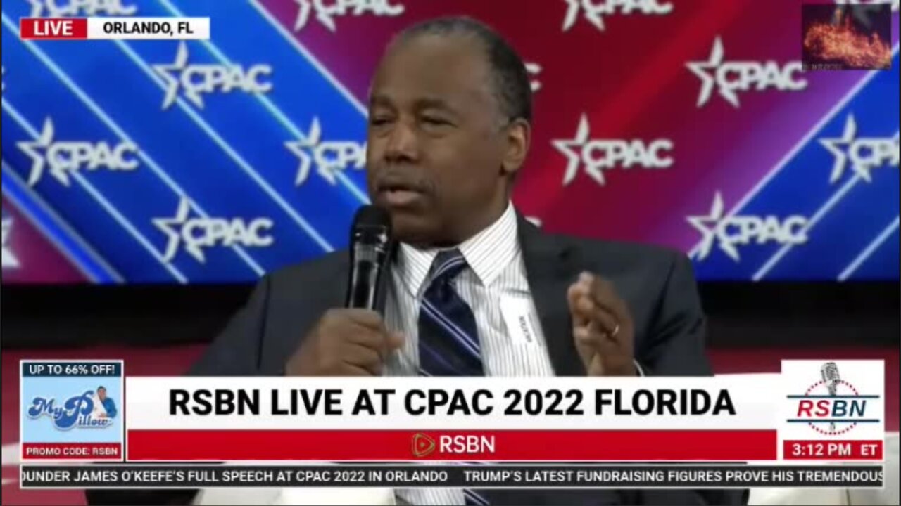 Dr. Ben Carson CPAC 2022, Masks and Mandates