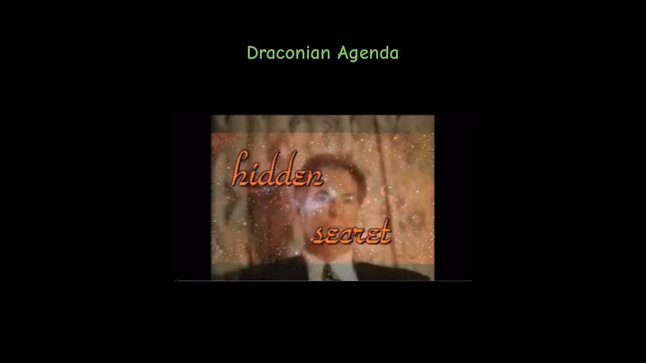 The DRACONIAN AGENDA ~ Our enemy isn't human