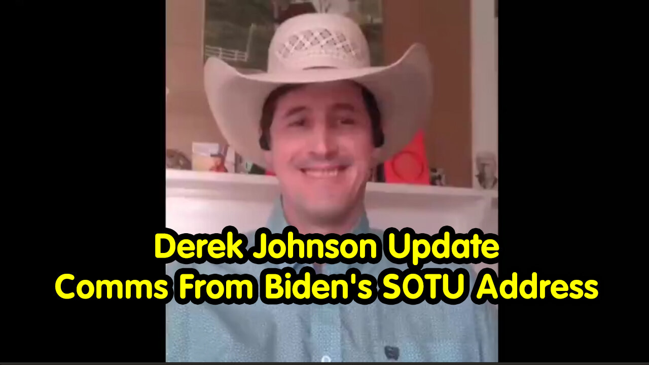 Derek Johnson Breaking "Comms From Biden's SOTU Address"