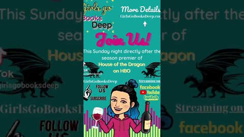 Join us after House of the Dragon each Sunday 2 chat live!Streaming on Facebook, YouTube & Twitch!