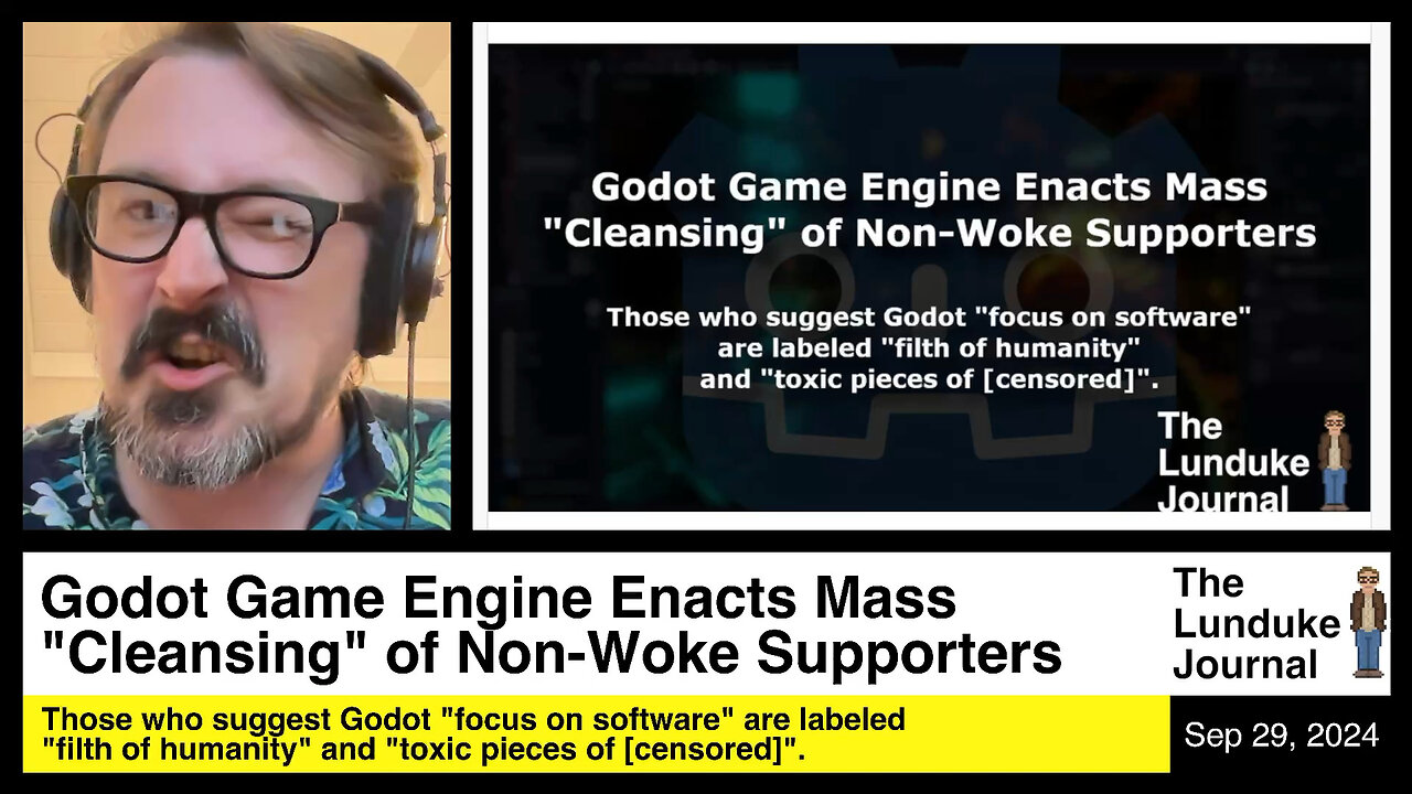 Godot Game Engine Enacts Mass "Cleansing" of Non-Woke Supporters