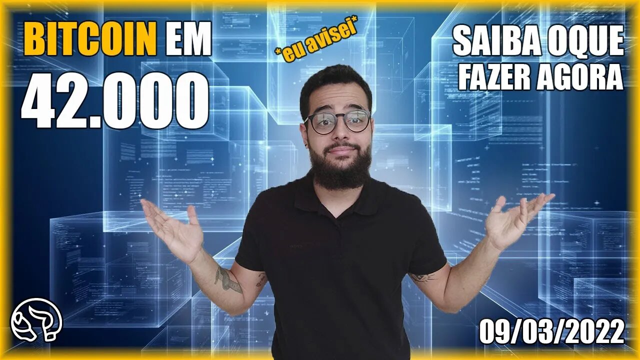 BATEU 42K EUA FEZ BITCOIN SUBIR! ENTENDA - Análise BTC 09/03/2022