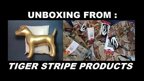 UNBOXING 149: Tiger Stripe Products. Desert Tiger Boonie, BDU Pants & Coat, Scorpion OCP Pants