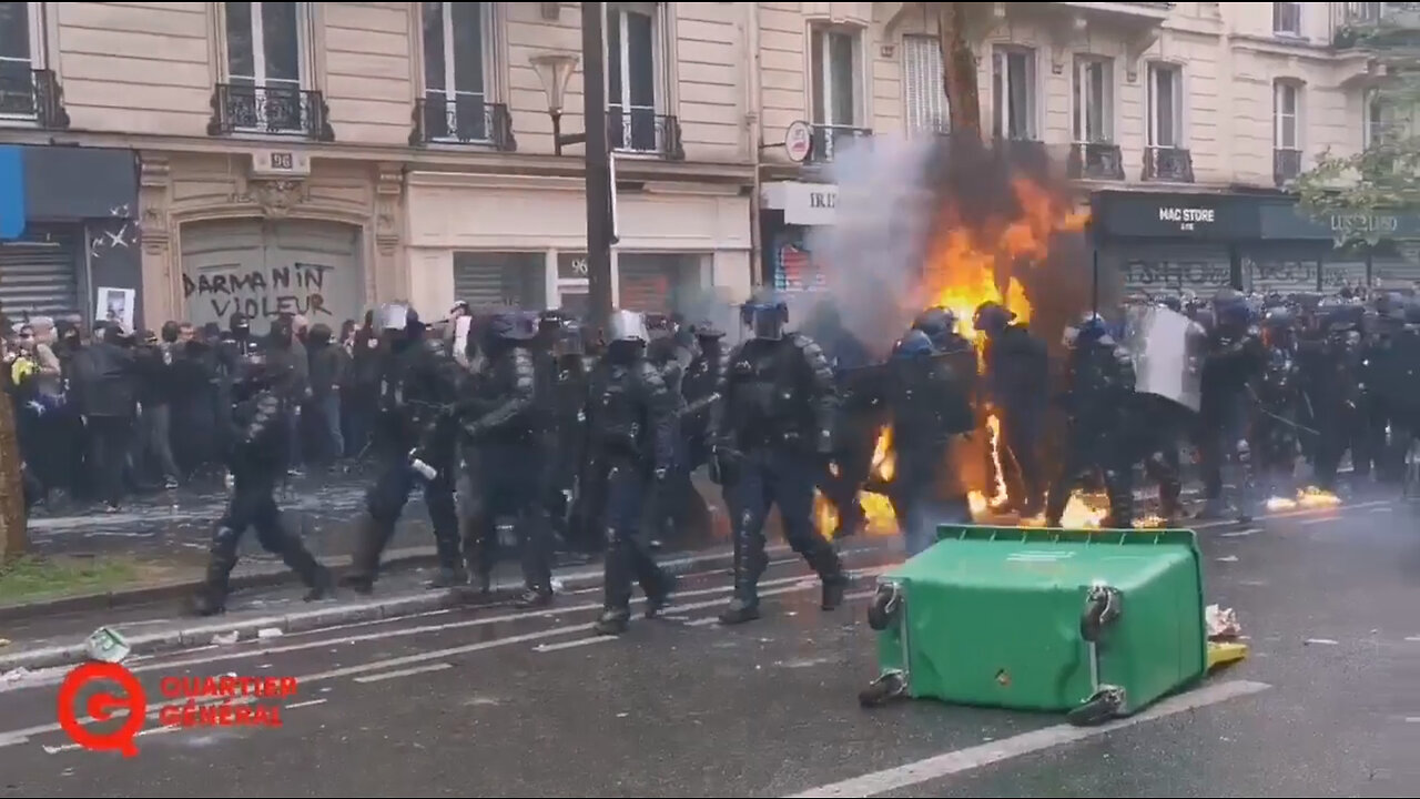 France: Fiery and violent protests in conflict with the police