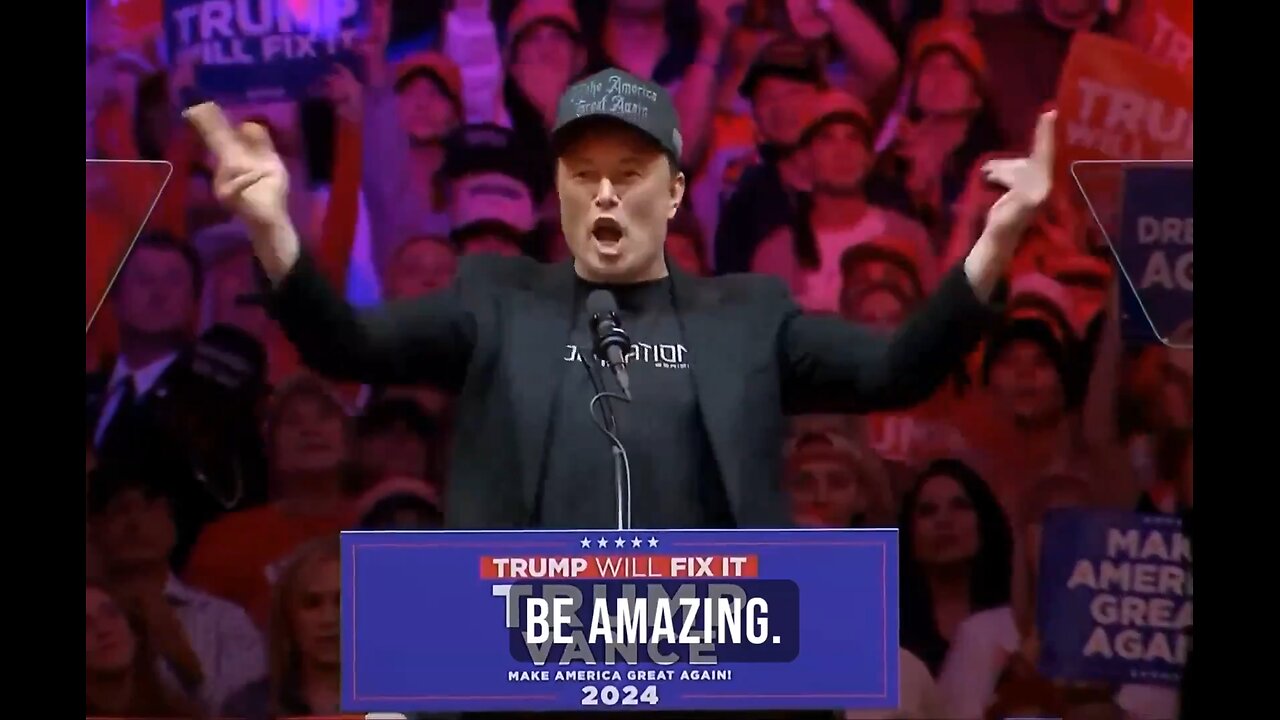 🔥 Elon Musk at Trump's Rally in Madison Square Garden, NYC is PURE 🔥🔥