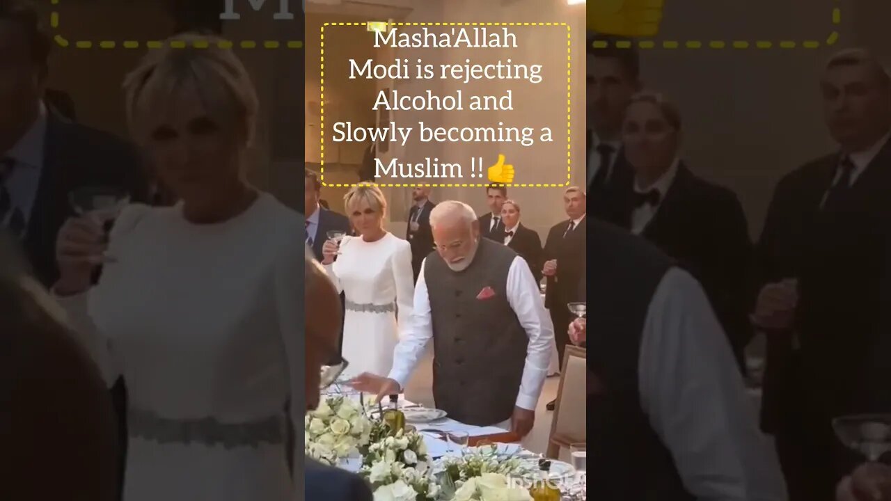 Has #Modi Finally Seen The Light?? #Islam #India #noalcohol #mashallah