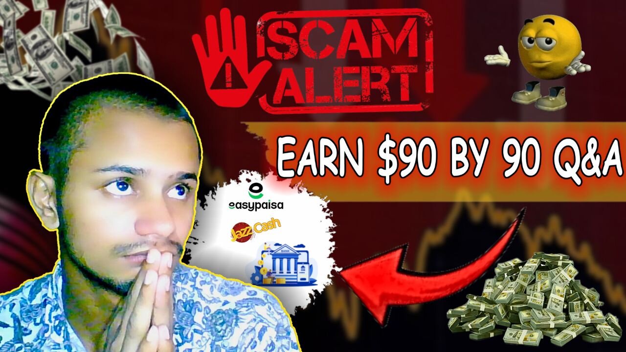 Scam Alert🚨| How to Earn $90 in 1 Hour | Earn From Q/A | Daily Online Earning| Paypal | Shaikh Raqib