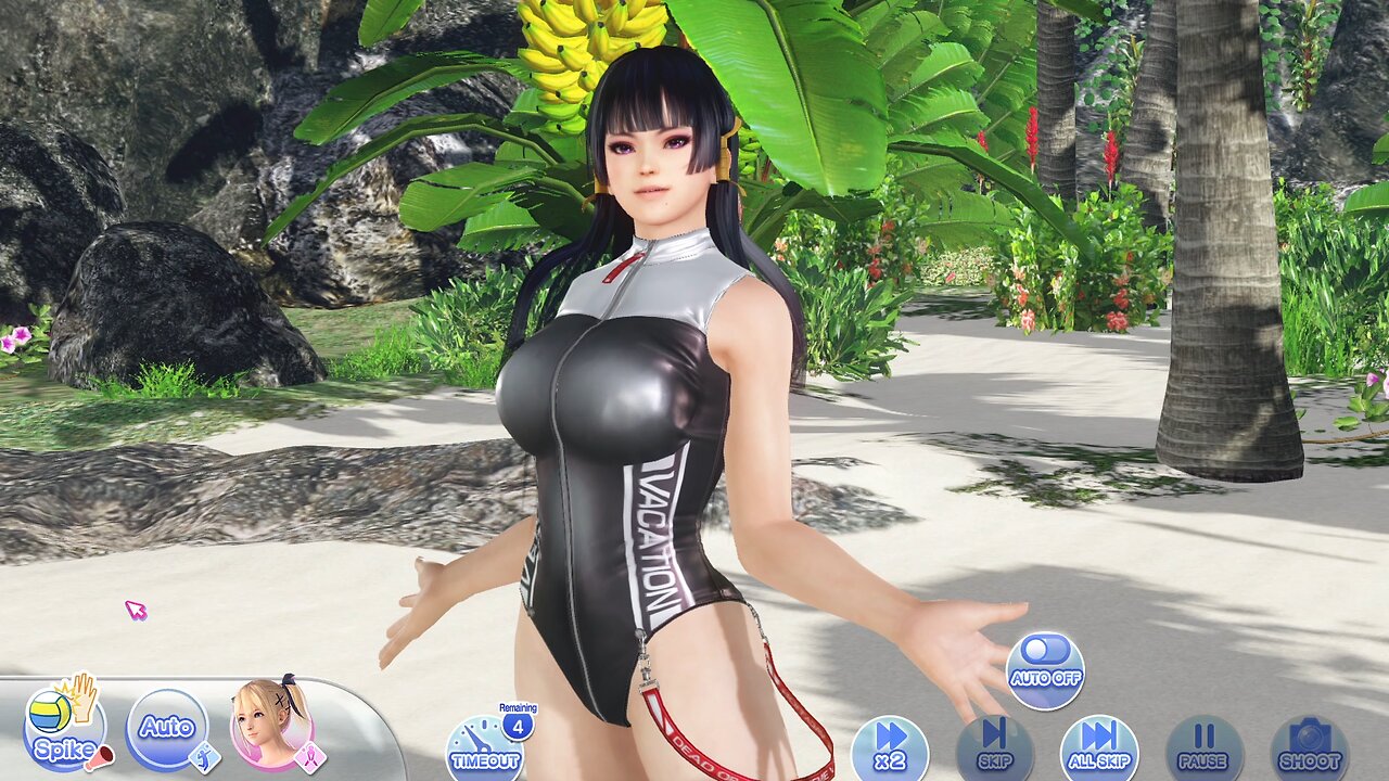 DOAXVV Nyotengu "Zipline" Outfit Jiggle Physics