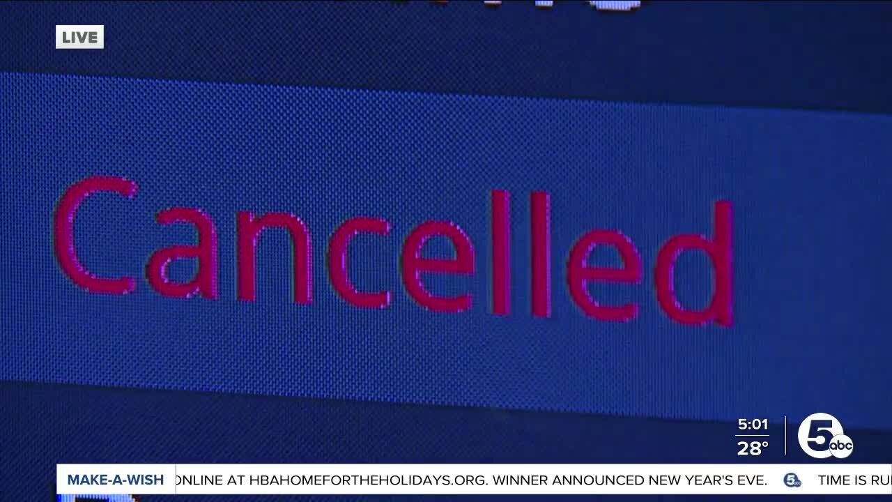 Most Southwest Airlines flights into, out of Hopkins are canceled