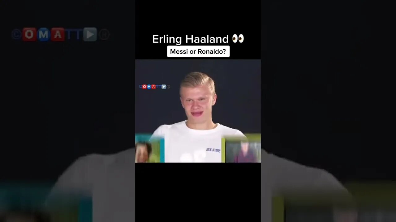 Erling Haaland getting interviewed and asked about the goats 🥴😂🥶