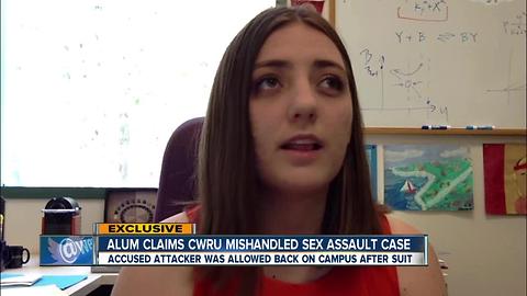 Case Western Reserve alum says school mishandled sexual assault case, after male student sued