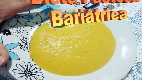 Cirurgia bariátrica Bypass SUS. Dieta pastosa