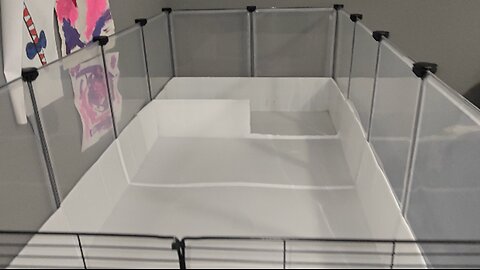 SONGMICS Plastic Open Enclosure for Guinea Pigs