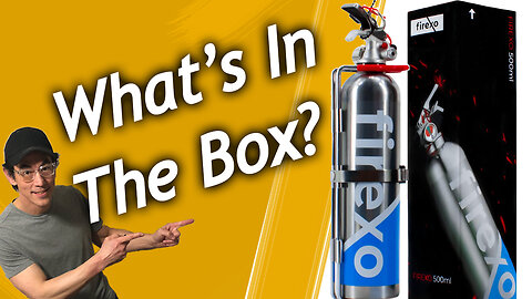 All in 1 FireXO Fire Extinguisher, Closer Look Right Out Of The Box, Product Links