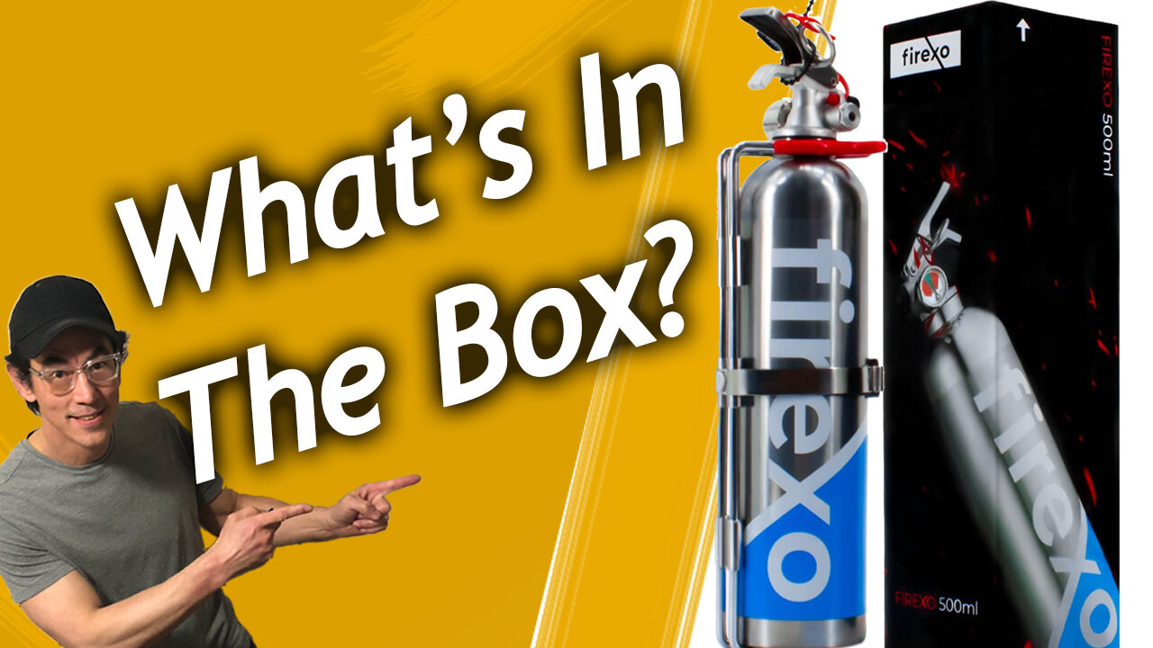 All in 1 FireXO Fire Extinguisher, Closer Look Right Out Of The Box, Product Links