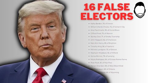 16 Trump "False Electors" CHARGED with FELONIES