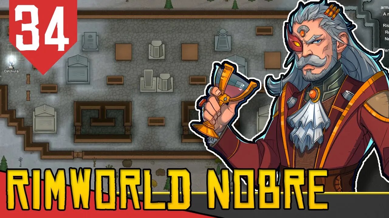 Rush do MONUMENTO e Produção BIONICA - Rimworld Royalty Base Aberta #34 [Gameplay Português PT-BR]